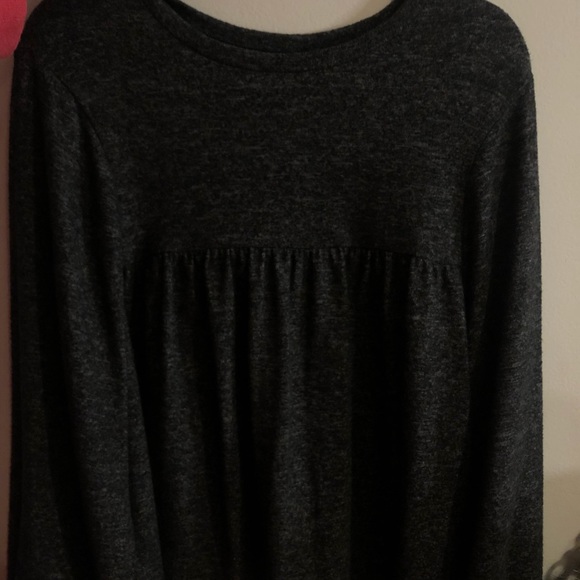 Zara Dark Grey Fleece Sweater - Picture 3 of 5